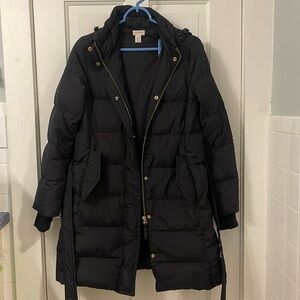 J.Crew black puffer jacket